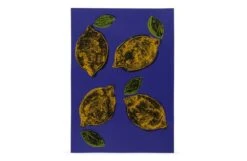 Frutteto Limone On Blue Print 50 X 70cm 6 Frutteto Limone On Blue Print 50 X 70cm -Broste Copenhagen Shop stoff frutteto print 7136