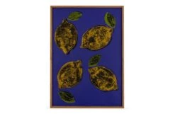 Frutteto Limone On Blue Print 50 X 70cm