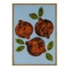 Frutetto Arancia On Light Blue Print 50 X 70cm