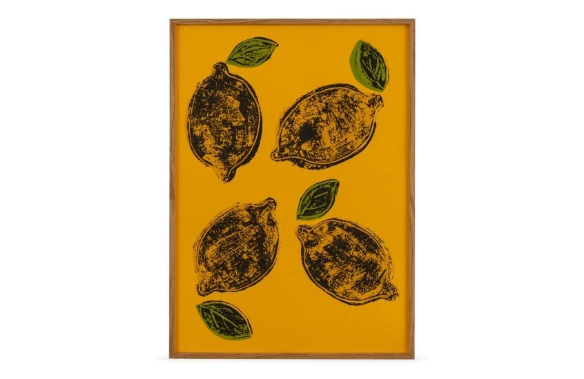 Frutteto Limone On Yellow Print 50 X 70cm 1 Frutteto Limone On Yellow Print 50 X 70cm
