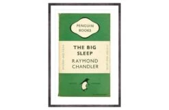 The Big Sleep Book Cover Penguin Books Framed Print