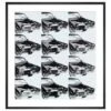 Twelve Cars, 1962 By Andy Warhol Framed Print