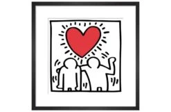 Untitled (Be Mine), 1987 By Keith Haring Framed Print