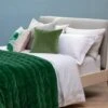Velvet Quilt Emerald Green