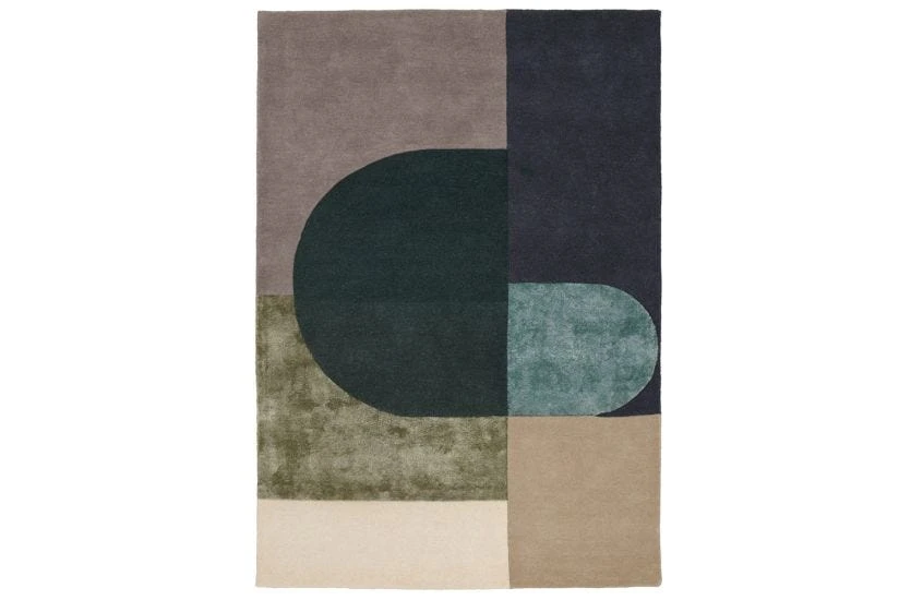 Linie Design Vilia Rug Green 2 Linie Design Vilia Rug Green - Image 2