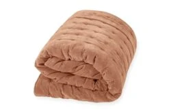 Velvet Quilt Dusky Pink