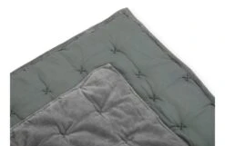 Velvet Quilt Grey -Broste Copenhagen Shop velvet quilt grey 240 x 260cm 1905