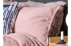 Washed Linen Dusky Pink Duvet Cover Double -Broste Copenhagen Shop w a washed linen dusky pink clo 2