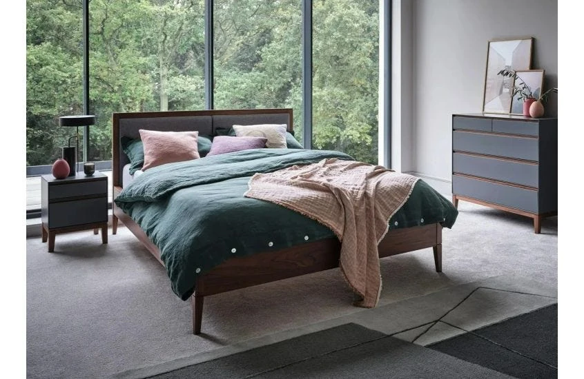 Washed Linen Forest Green Fitted Sheet King 3 Washed Linen Forest Green Fitted Sheet King - Image 3