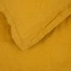 Washed Linen Mustard Duvet Cover King