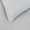 Washed Linen Grey Fitted Sheet Super King