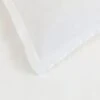 Washed Linen White Fitted Sheet Super King