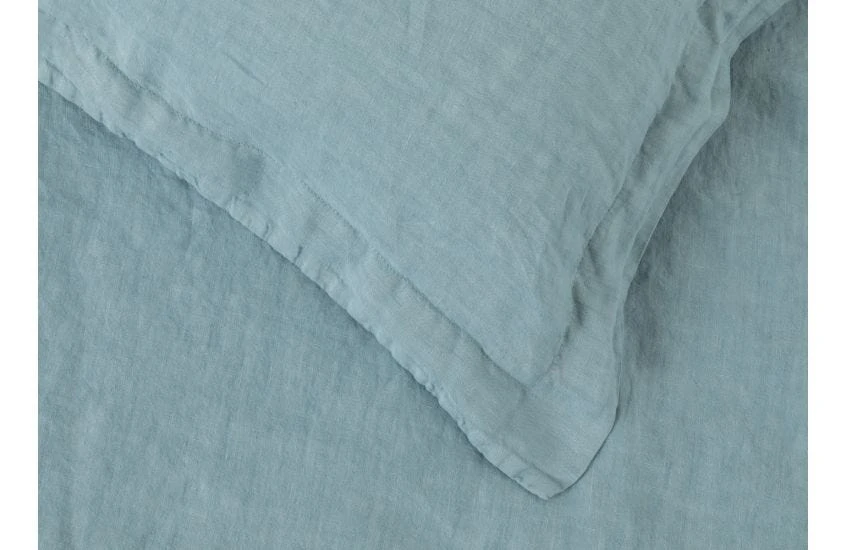 Washed Linen Slate Blue Duvet Cover King 1 Washed Linen Slate Blue Duvet Cover King
