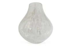 Splash Glass Vase White
