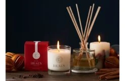 Winter Spice Tall Pillar Candle With Botanicals -Broste Copenhagen Shop winter spice lifestyle 2