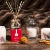 Winter Spice Short Pillar Candle With Botanicals
