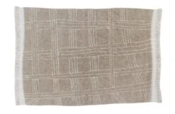 Lorena Canals Shuka Washable Rug Sandstone -Broste Copenhagen Shop wo uka sand l 1