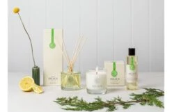 Yuzu & Cypress Scented Glass Candle -Broste Copenhagen Shop y u yuzu and cypress fragrance 2