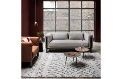 Linie Design Zelbio Rug White -Broste Copenhagen Shop z e zelbio with massimo sofa lifestyle 1 1